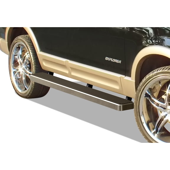 APS Running Boards 5 inches Compatible with Ford Explorer 2002-2005 (Include Diesel Models with DEF Tanks) (Nerf Bars Side Steps Side Bars)