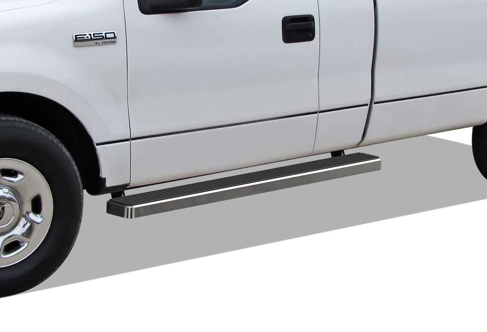 APS Running Boards 5 inches Compatible with Ford F150 2004-2008 Regular Cab (Exclude 04 Heritage) 304 Stainless Steel (Nerf Bars Side Steps Side Bars)