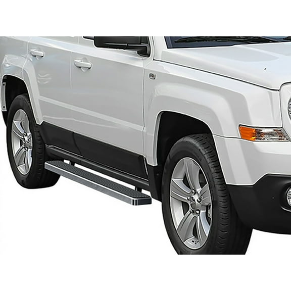 APS Running Boards 5 inches Compatible with Jeep Patriot 2007-2017 (Side Steps Side Bars)