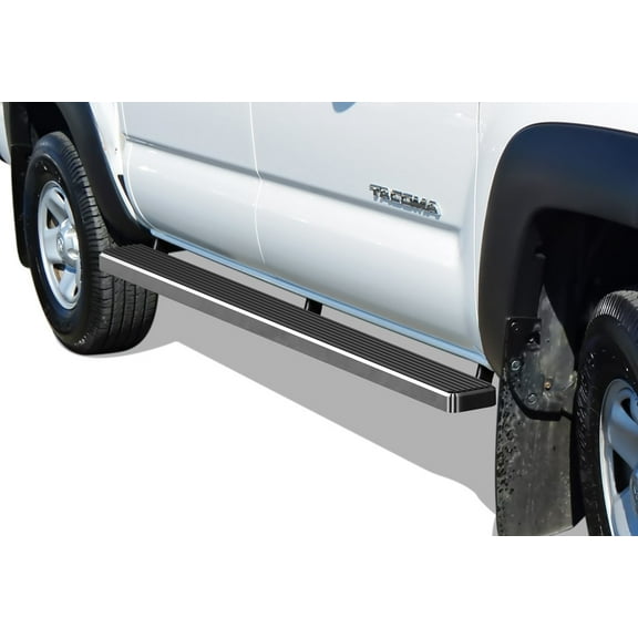 APS Running Boards 5 inches Compatible with Toyota Tacoma 2005-2023 Double Crew Cab 304 Stainless Steel (Nerf Bars Side Steps Side Bars)