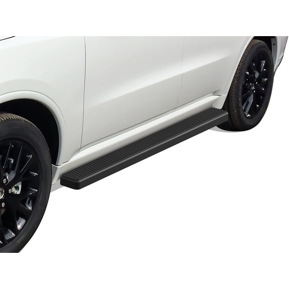 APS Running Boards 5 inches Matte Black Compatible with Dodge Durango 2011-2025 4-Door (Will Not Fit Models With OE Skirt Cladding) (Side Steps Side Bars)
