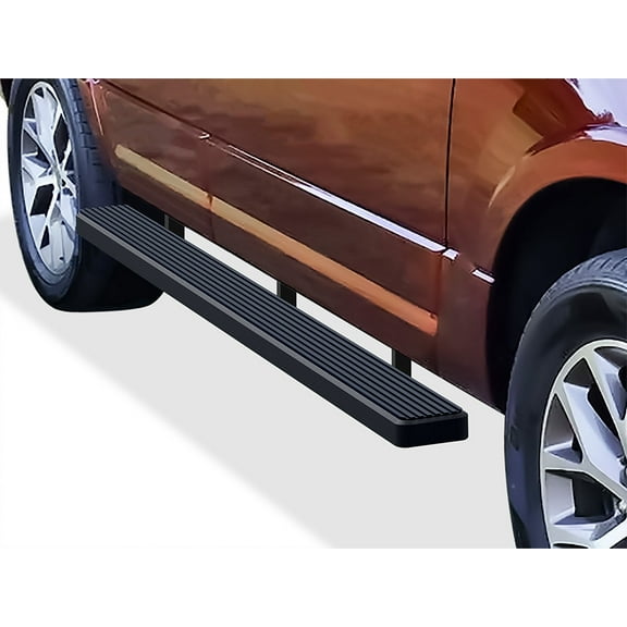 APS Running Boards 5 inches Matte Black Compatible with Ford Expedition 2003-2017 (Exclude EL Model) (Not Fit Funkmaster Flex Edition) (Nerf Bars Side Steps Side Bars)