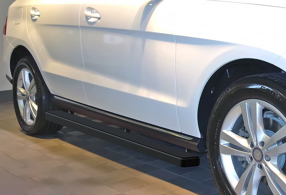 APS Running Boards 5 inches Matte Black Compatible with Mercedes-Benz ...