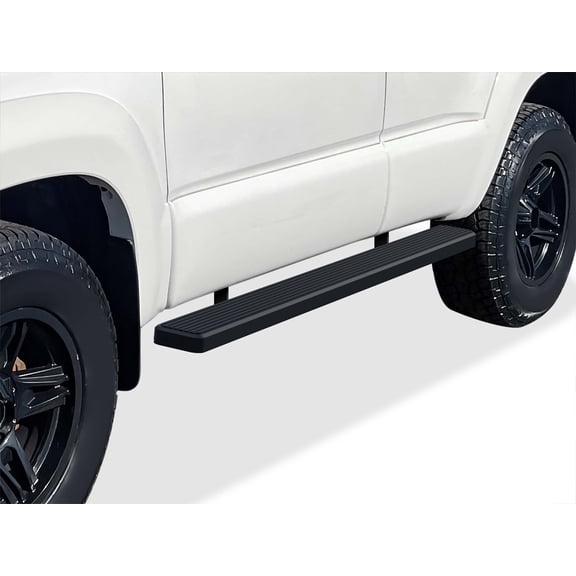APS Running Boards 5 inches Matte Black Compatible with Toyota 4Runner 2003-2009 Stainless Steel (Side Steps Side Bars)