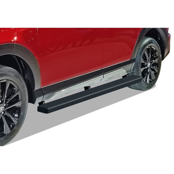 APS Running Boards 5 inches Matte Black Compatible with Toyota Rav4 2016-2018 (Exclude 2018 Adventure Trim) (Side Steps Side Bars)