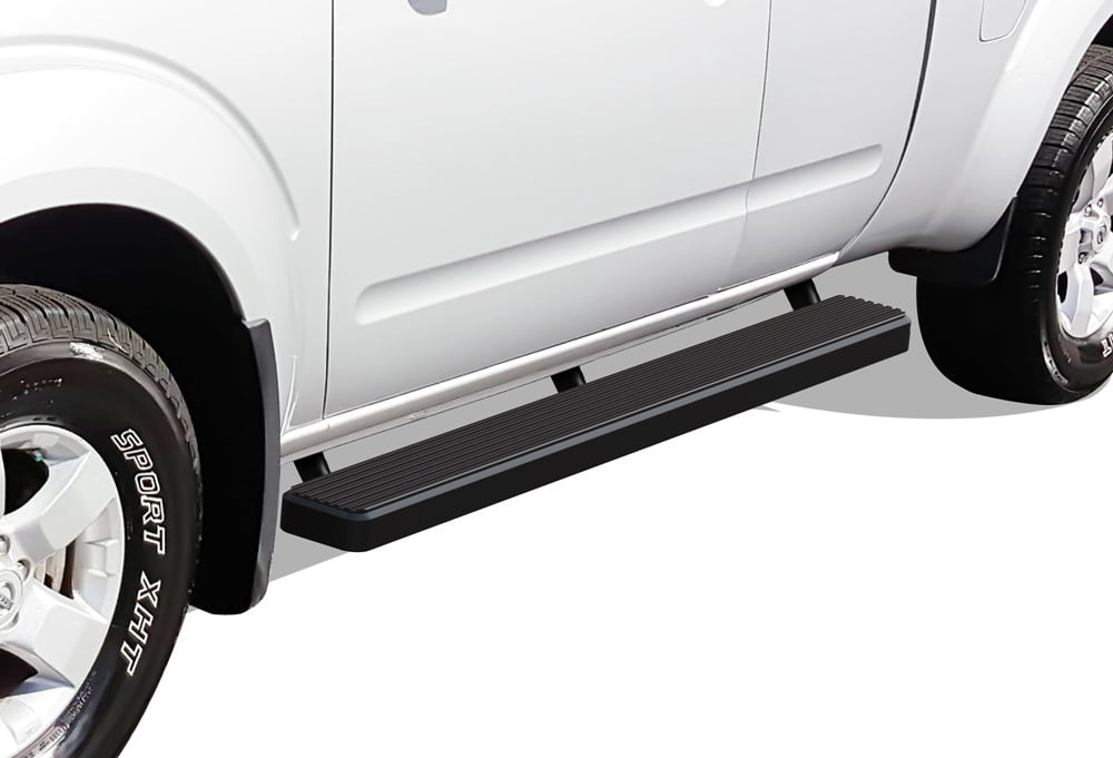APS Premium 6in Stainless Steel Running Boards For Nissan Pathfinder 2013-2021 - 304 Steel, No Drill, 500LB Capacity