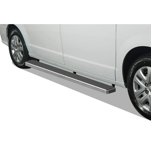 APS Running Boards 6 inches Compatible with Dodge Grand Caravan 2011-2020 & Chrysler Town Country 2011-2016 304 Stainless Steel (Nerf Bars Side Steps Side Bars)