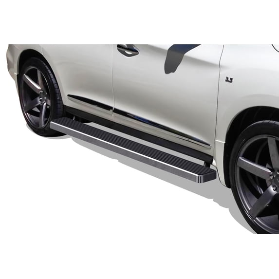 APS Running Boards 6 inches Compatible with Nissan Pathfinder 2013-2021 (Excluding Platinum) & Infiniti QX60 2013-2016 (Nerf Bars Side Steps Side Bars)