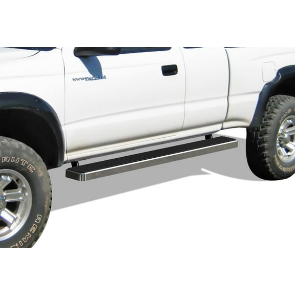 APS Running Boards 6 inches Compatible with Toyota Tacoma 1995-2004 Extended Xtra Cab (4WD or Prerunner 2WD 4WD) 304 Stainless Steel (Nerf Bars Side Steps Side Bars)