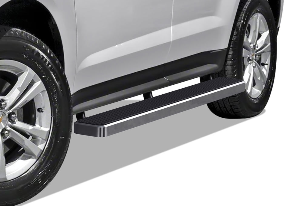 HD Ridez 6in Black Running Boards For Chevy Equinox & GMC Terrain 2010-2017 | Stainless Steel Side Steps (Exclude Denali)
