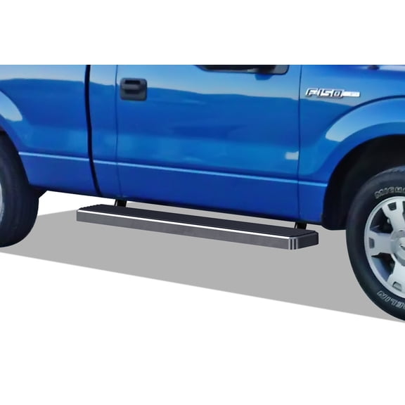 APS Running Boards 6 inches Compatible with Ford F150 2009-2014 Regular Cab (Nerf Bars Side Steps Side Bars)