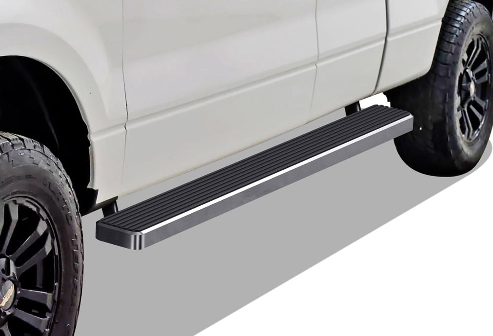 APS Running Boards 6 inches Compatible with Ford F150 2009-2014 Super Cab (Nerf Bars Side Steps Side Bars)