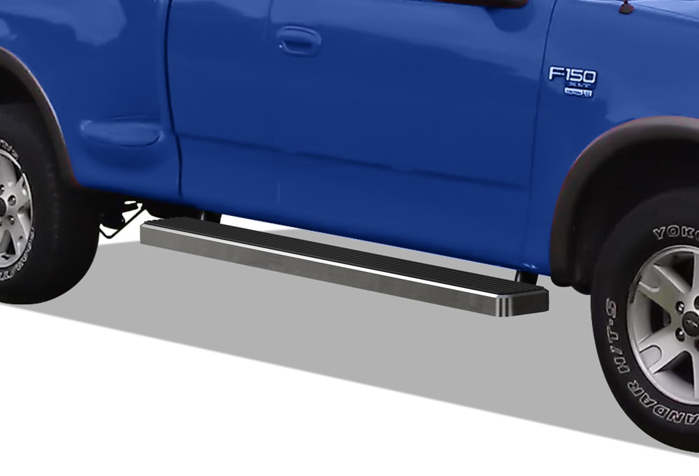 APS Running Boards 6 inches Compatible with Ford F150 F250 1999-2003 Super Cab (Include 04 Heritage) (Nerf Bars Side Steps Side Bars)