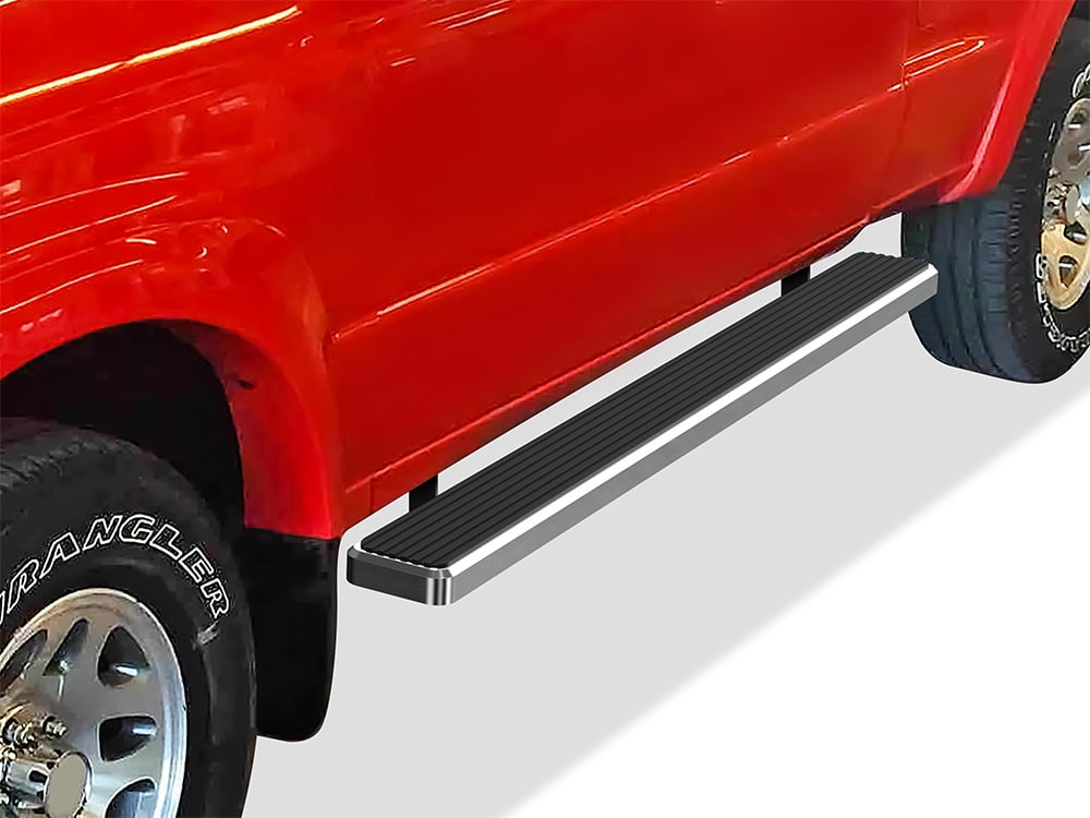 APS Running Boards 6 inches Compatible with Ford Ranger Mazda B-Series 1999-2011 Super Cab 4-Door (Nerf Bars Side Steps Side Bars)