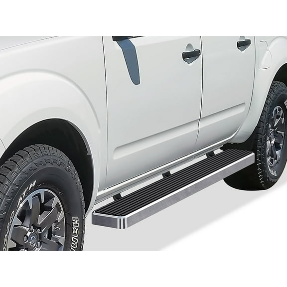 APS Running Boards 6 inches Compatible with Nissan Frontier 2005-2025 Crew Cab Stainless Steel (Side Steps Side Bars)