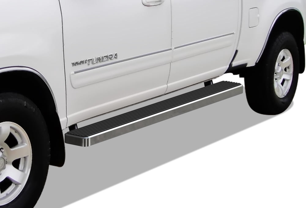 APS Aluminum Running Boards For 2000-2006 Toyota Tundra Access Cab – Matte Black Pair