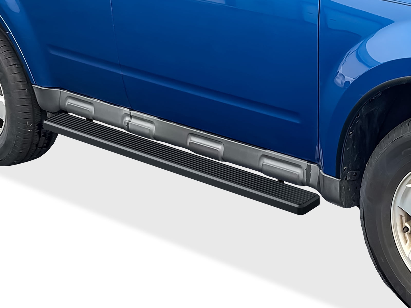 APS Running Boards 6 inches Matte Black Compatible with Ford Escape 2008-2012 & Mazda Tribute 08-11 & Mercury Mariner 08-10 Stainless Steel (Nerf Bars Side Steps Side Bars)