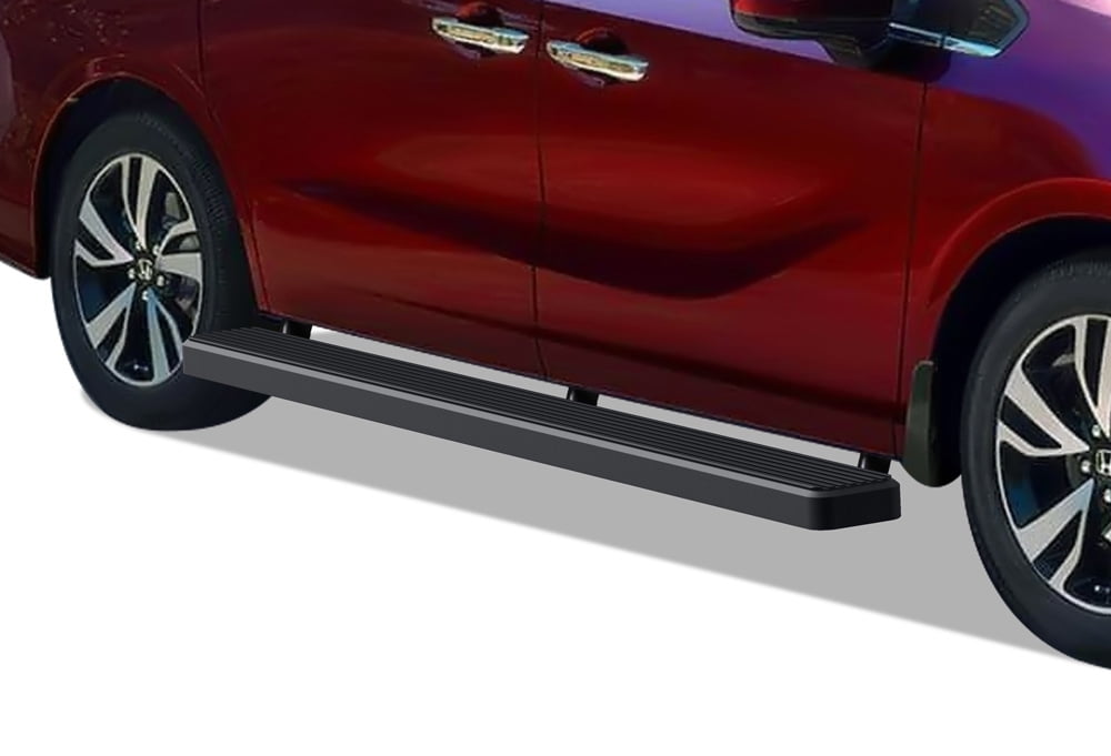 APS Running Boards 6 inches Matte Black Compatible with Honda Odyssey 2015-2017 Stainless Steel (Nerf Bars Side Steps Side Bars)