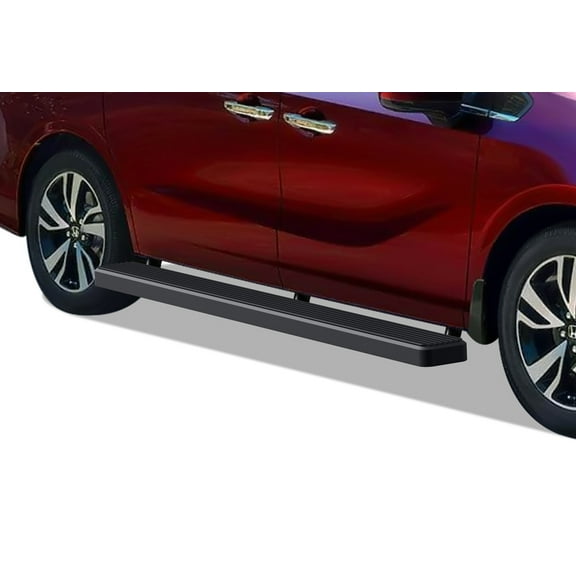 APS Running Boards 6 inches Matte Black Compatible with Honda Odyssey 2015-2017 Stainless Steel (Nerf Bars Side Steps Side Bars)