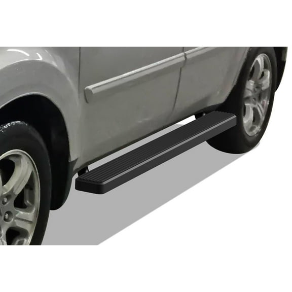 APS Running Boards 6 inches Matte Black Compatible with Honda Pilot 2009-2015 Stainless Steel (Nerf Bars Side Steps Side Bars)