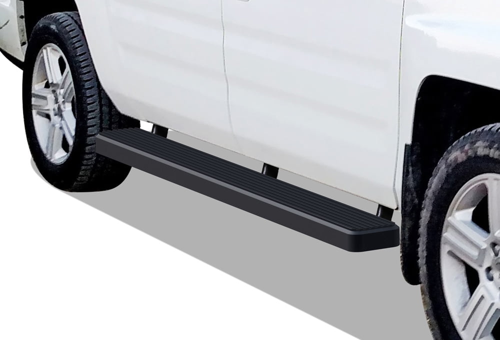 APS Running Boards 6 inches Matte Black Compatible with Honda Ridgeline 2006-2014 Crew Cab Stainless Steel (Nerf Bars Side Steps Side Bars)