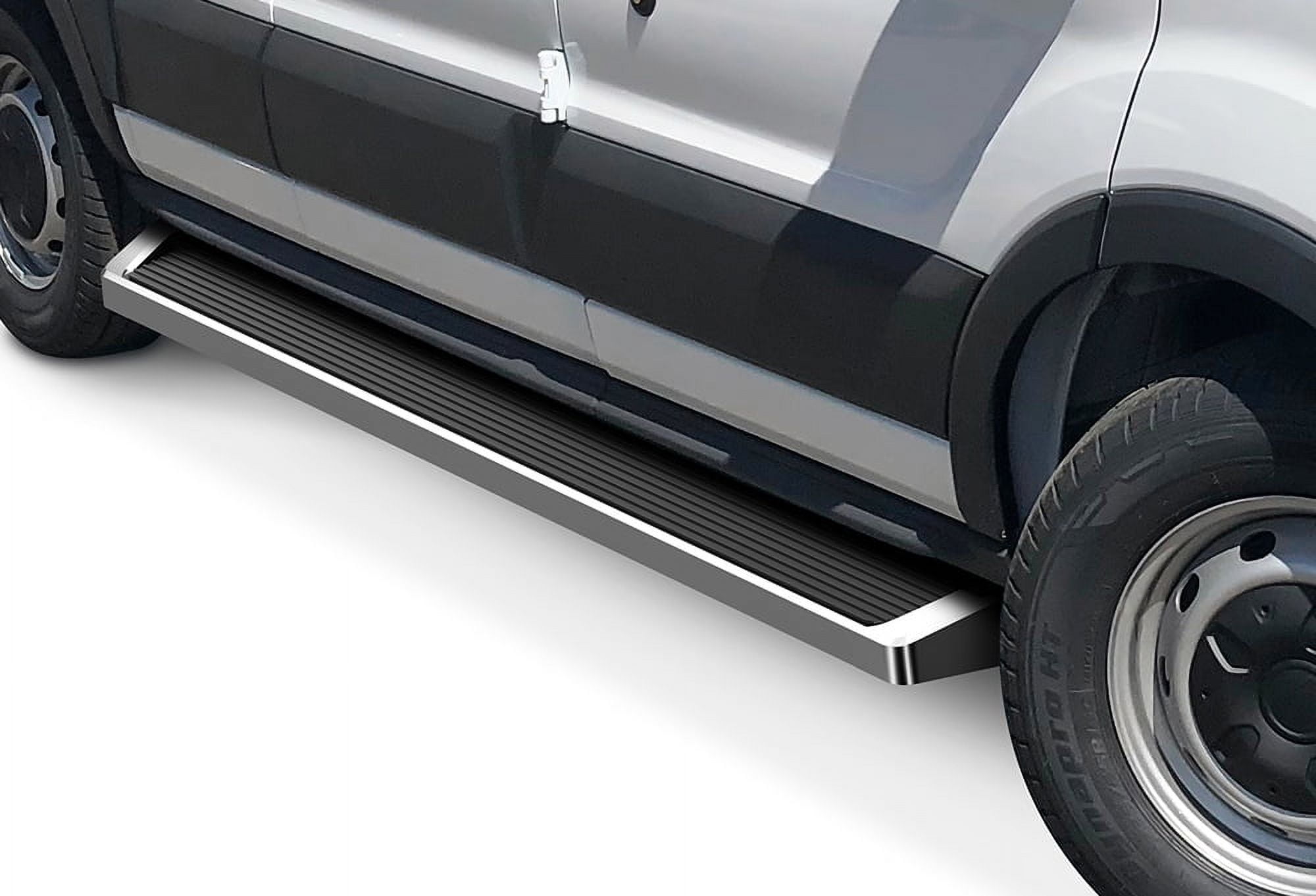 APS Running Boards 6 inches Silver Compatible with Ford Transit 2015 ...