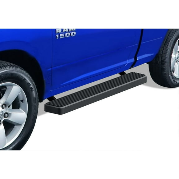 APS Running Boards 6in Black Compatible with Ram 1500 2009-2018 Regular Cab & Ram 2500 3500 2010-2024 Stainless Steel (Nerf Bars Side Steps Side Bars)