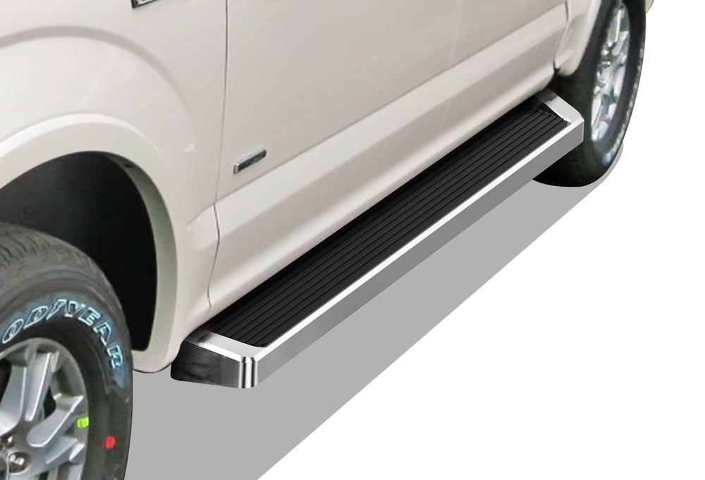 APS Running Boards Style Compatible with Ford F150 2015-2026 SuperCrew Cab & F150 Lightning 2022-2026 & F-250 F-350 Super Duty 2017-2026 Crew Cab (Nerf Bars Side Steps Side Bars)