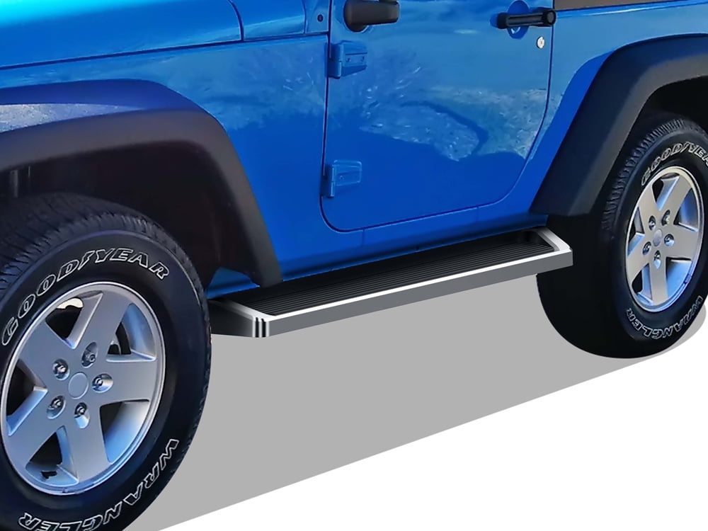 APS Running Boards Style Compatible with Jeep Wrangler JK 2007-2018 2 ...