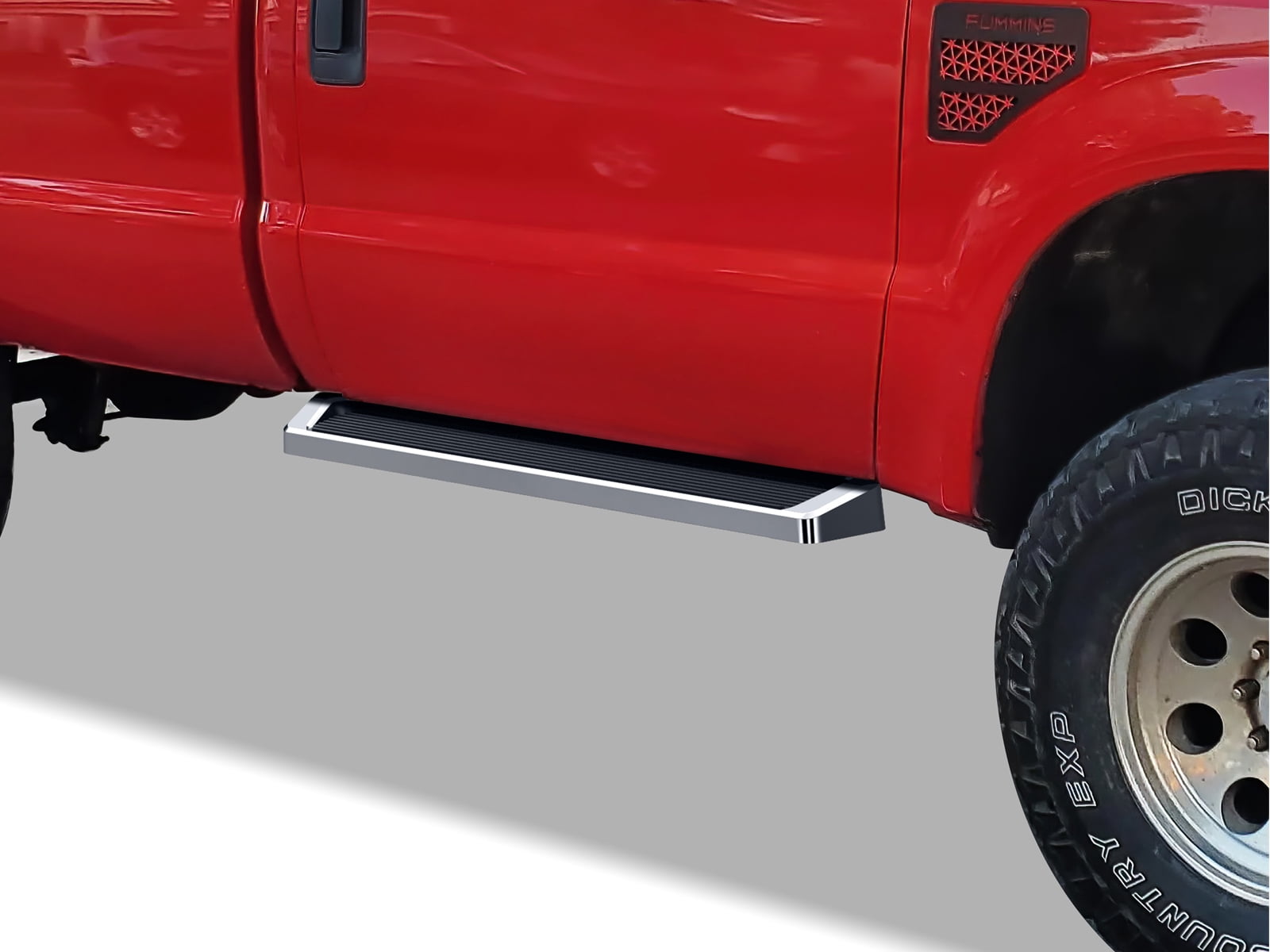APS Running Boards Style Compatible with Ford F150 2015-2026 Regular Cab & F-250 F-350 Super Duty 2017-2026 (Nerf Bars Side Steps Side Bars)