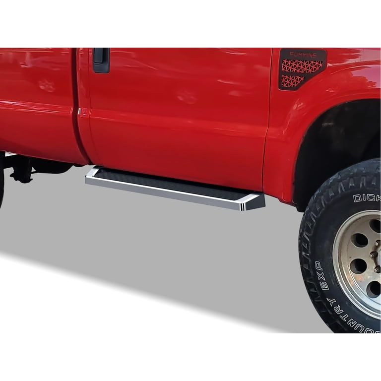APS IBoard 5" Black Side Steps For 99-16 Ford F250 F350 Super Duty Regular Cab