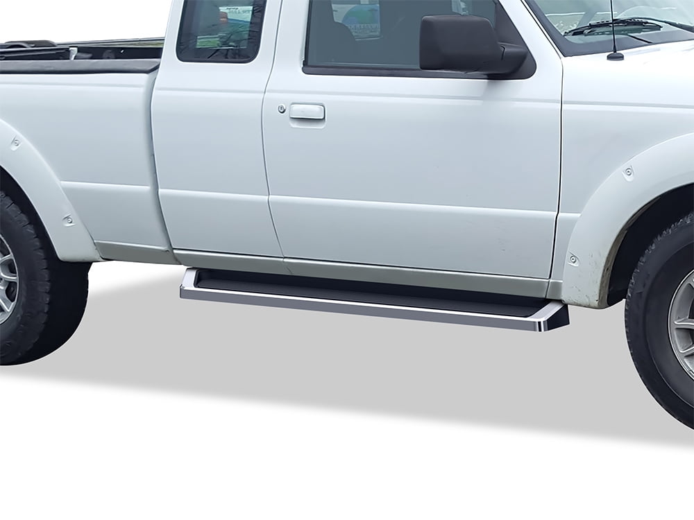 APS Running Boards Style Compatible with Ford Ranger Mazda B-Series 1999-2011 Super Cab 4-Door (Drilling Required) (Nerf Bars Side Steps Side Bars)
