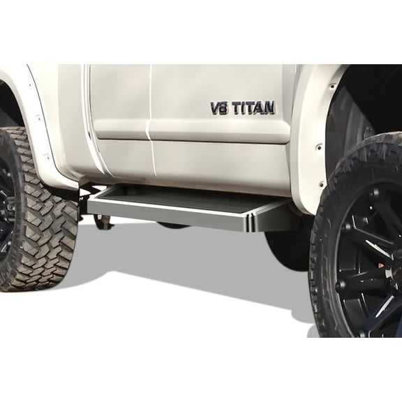 APS Running Boards Style Compatible with Nissan Frontier 2005-2026 King Cab & Suzuki Equator 2005-2012 Extra Cab (Nerf Bars Side Steps Side Bars)