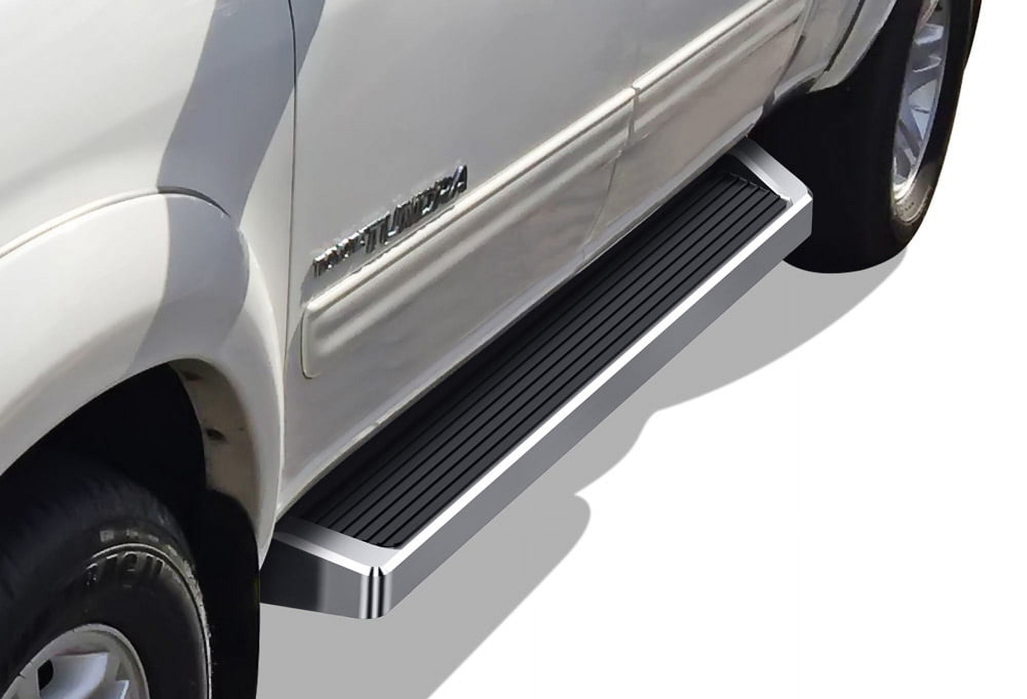 APS Premium 6in Stainless Steel Running Boards For 2007-2021 Toyota Tundra Double Cab