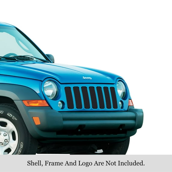 APS Stainless Steel Billet Grille 2007 Jeep Liberty, Black