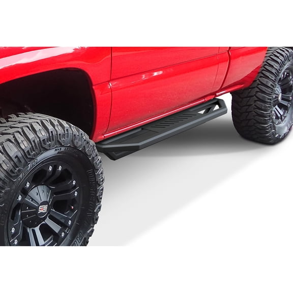 1999-2007 Chevy/GMC Silverado/Sierra "Classic" 1500 Regular Cab  2001-2007 Chevy/GMC Silverado/Sierra "Classic" 2500/3500 Regular Cab 6061 Aircraft Aluminum Alloy Matte Black finishing Square Tube