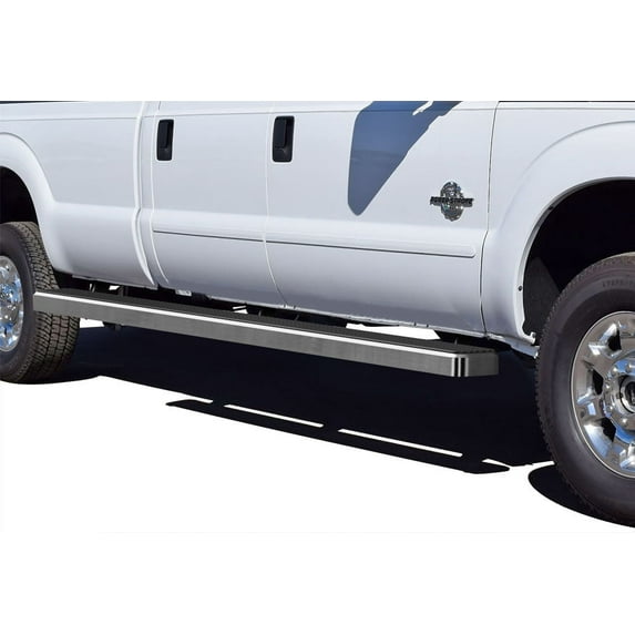 APS Wheel to Wheel Running Boards 5in Compatible with Ford F250 F350 Super Duty 1999-2016 Crew Cab 6.5ft Bed Stainless Steel (Nerf Bars Side Steps Side Bars)