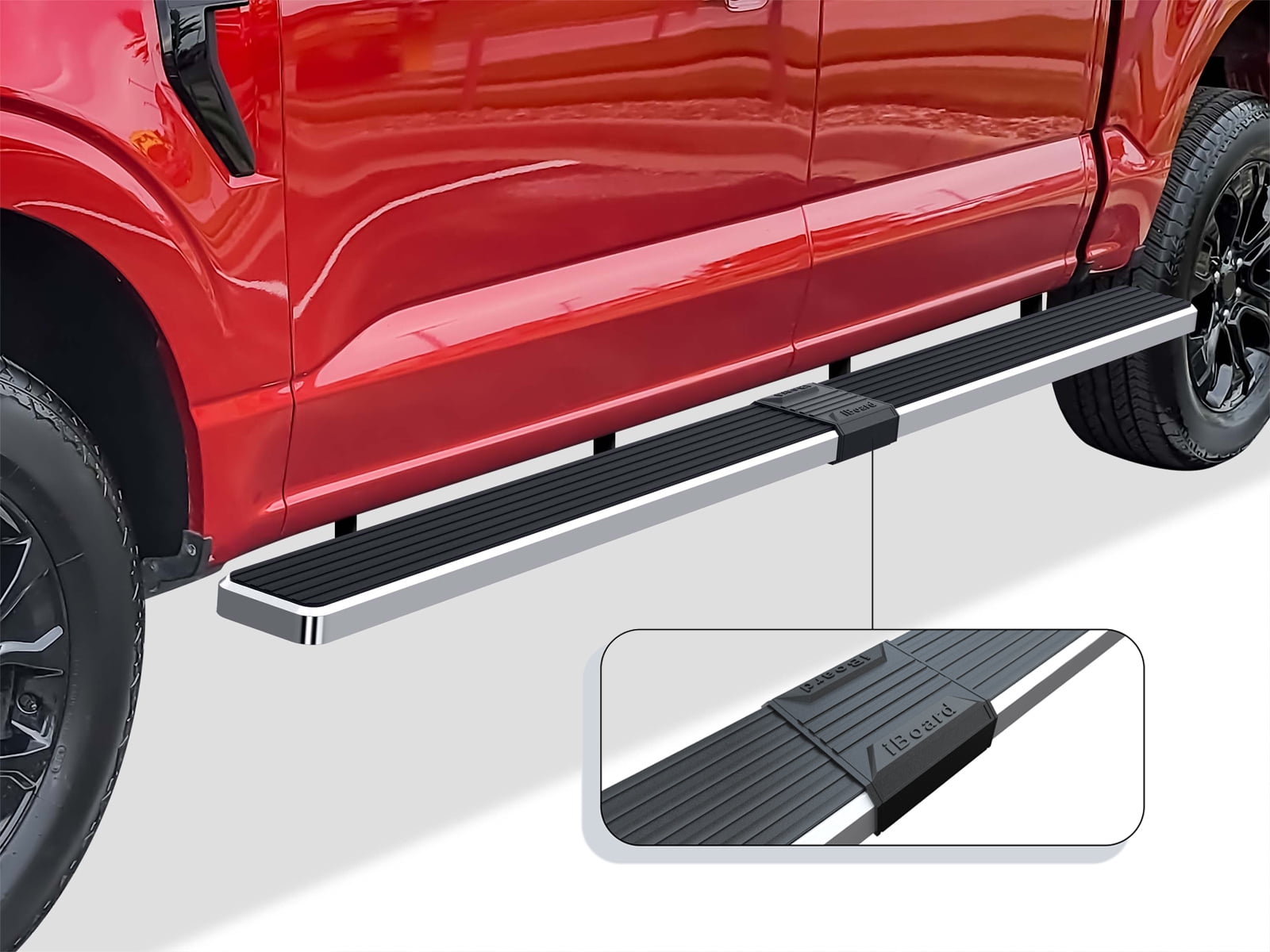 APS Wheel to Wheel Side Steps 6in Compatible with Ford F150 2015-2025 ...