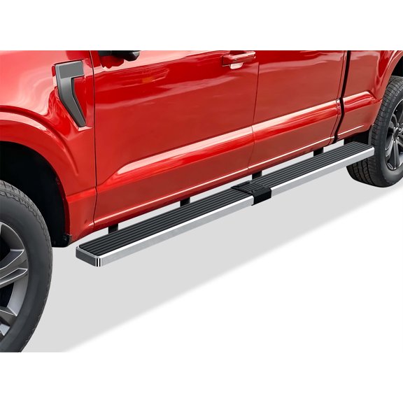 APS iBoard W2W 6in Running Boards for F150 F250 F350 Crew Cab 6.5ft Bed