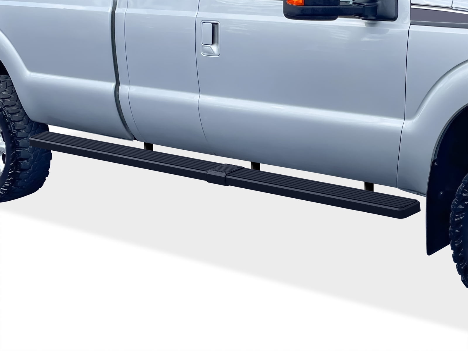 APS Wheel to Wheel iBoard 6 inches Compatible with Ford F250 F350 Super Duty 1999-2016 Super Cab Pickup 6.5ft Bed (Nerf Bars Side Steps Side Bars)