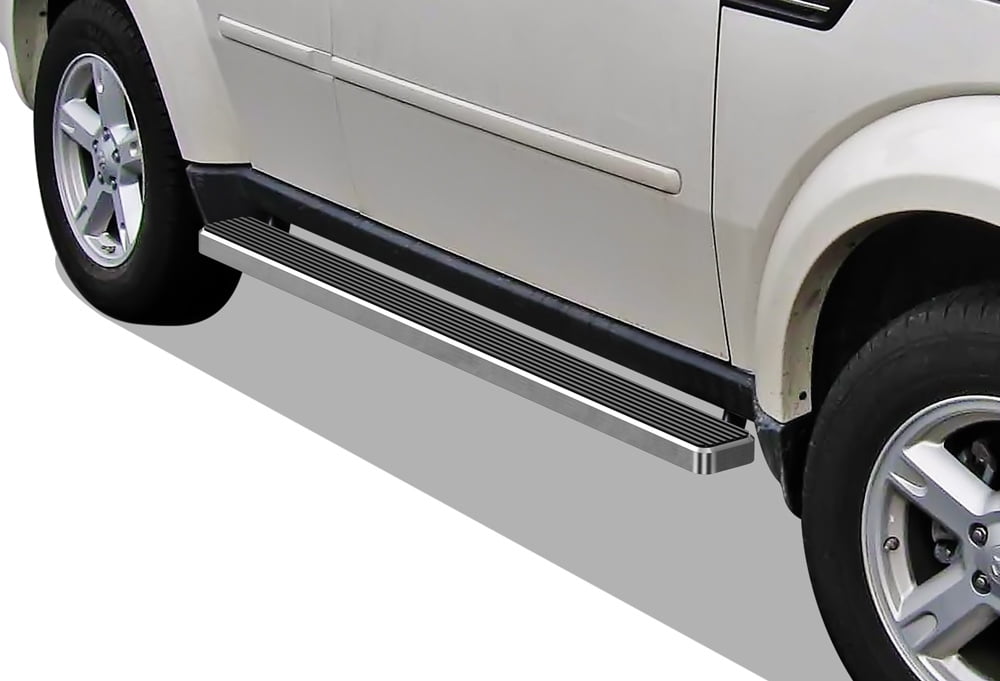 APS Running Boards 5 inches Compatible with Dodge Nitro 2007 2012 Stainless Steel Nerf Bars Side Steps Side Bars