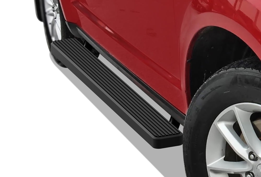 APS 4" Matte Black Running Boards / Nerf Bars For 2011-2016 KIA Sportage - Side Steps With Anti-Slip Pad