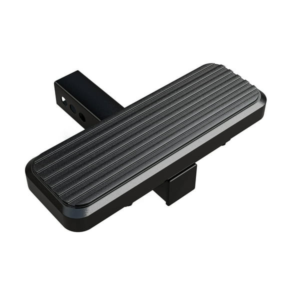 APS iStep Black 14in Rear Hitch Step Class 3 & 4 & 5 Receiver Tube (Hitch Step Roof Rack Bumper Guard Protector)