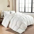 thumbnail image 1 of APSMILE Feather Down Comforter Soft Egyptian Cotton Cover, Duvet Insert for Summer Full(82"x86",White), 1 of 8