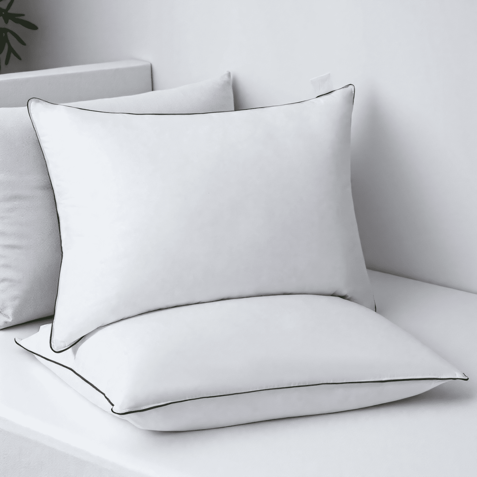 Serta 233 Thread Count White Goose Feather And White Goose