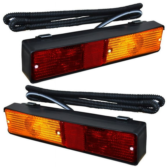 APSMOTIV 12v Rear Tail Indicator Turn Signal Lamp Flasher Combination Light Assembly Set Suitable for Massey Ferguson 300 Series Tractor