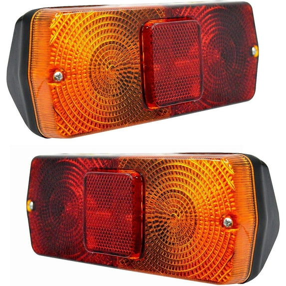 APSMOTIV 12v Super Bright LED massey ferguson Tractor Tail Lights assembly Replacement for Tractor Tail Lights 230 240 250 265 275 290 298 365 375 390 398 399 560 565 575 592, 595