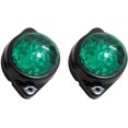 thumbnail image 1 of APSMOTIV 2 Pcs Mount Green LED Rear Side Marker Indicator Lights for Trucks, Traile,Cab Marker, RV Marker,Marine Led Light for Boats,Taillight Brake Stop Lamp12V, 1 of 6