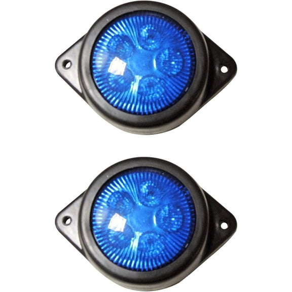 APSMOTIV 2X LED MULTIPLE USE LAMPS 12V FOR TRAILERS TRUCKS TRACTORS MACHINES-12001200 (BLUE)