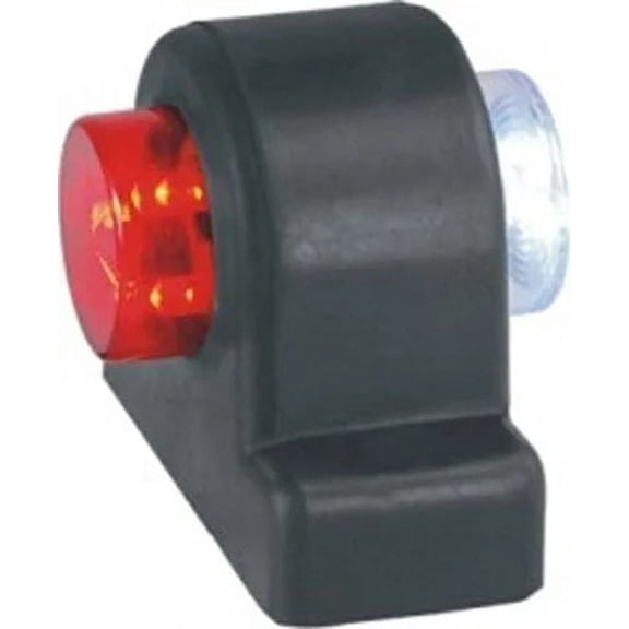 APSMOTIV 2x LED End Outline Marker SIDE MARKER LIGHT 12V RED white for Tractors Trucks Trailers Bus Coach Caravan